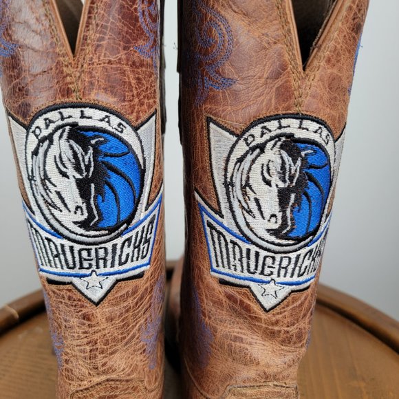 Brand new Lucchese NBA Dallas Mavericks boots Women 8.5B - Picture 6 of 7